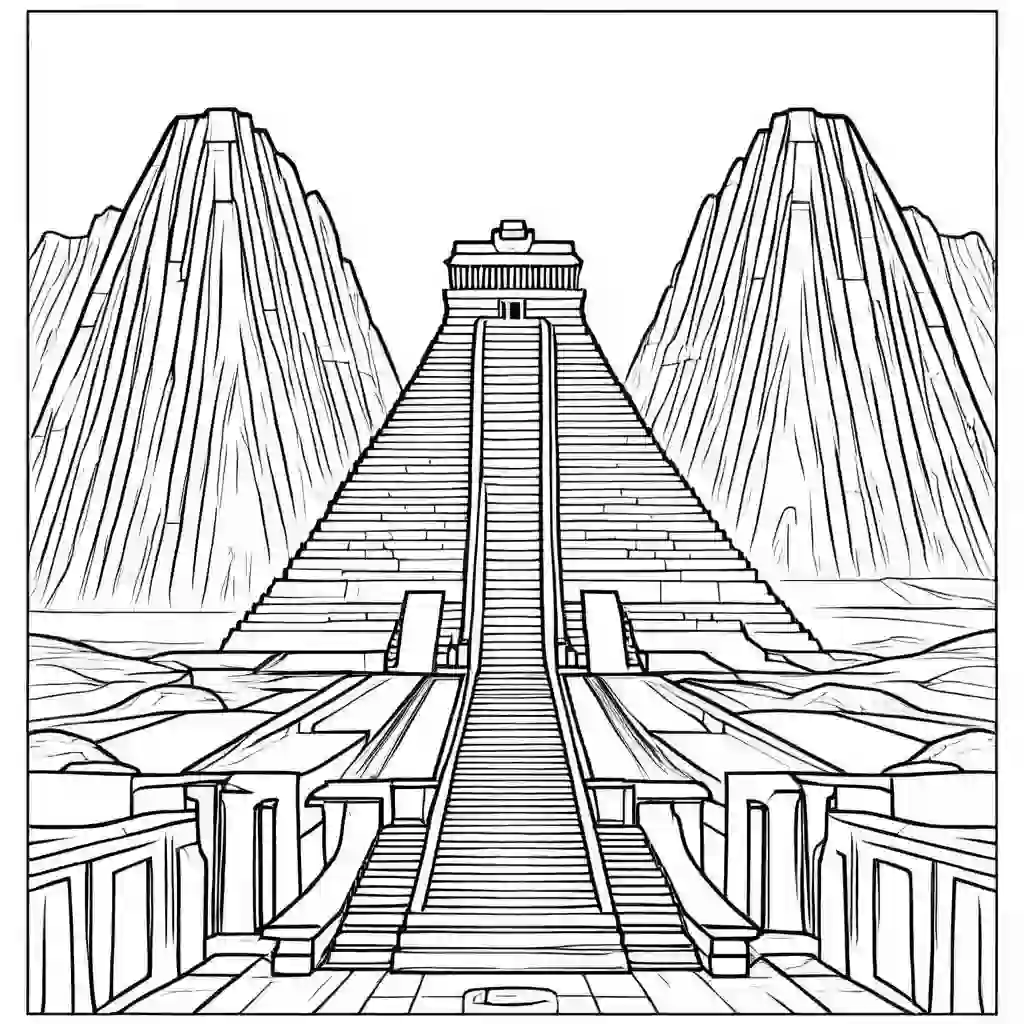 Valley of the Kings coloring pages